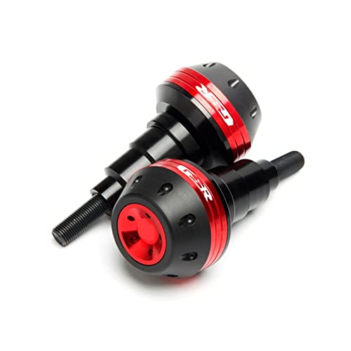 Schieberegler Für Suzuki GSR400 GSR600 GSR750 GSR 400 600 Motorrad Fallschutz Rahmen Slider Seitenverkleidung Schutz Crash Pad Protector Auspuff Slider(Rot) von SCUUBE