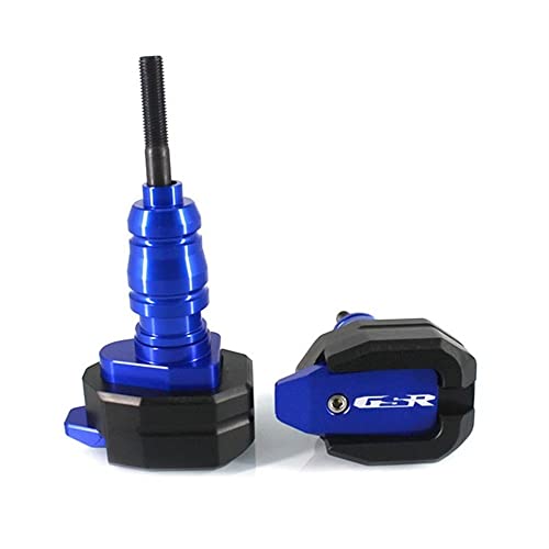 Schieberegler Für Suzuki GSX-S750 GSX-S1000 GSX S750 S1000 GSXS750 GSXS1000 Motorrad Absturzsicherung Rahmen Slider Verkleidungsschutz Anti Crash Pad Protector(Blau) von SCUUBE