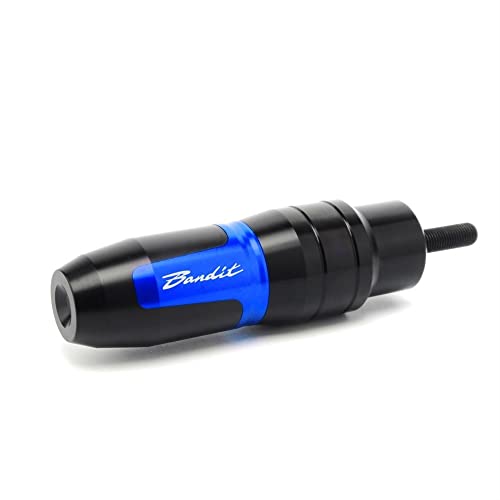 Schieberegler Für Suzuki GSX650F GSX1250 F/SA/ABS GSF1250 GSX650 BANDIT Motorrad Aluminium Auspuff Crash Guard Frame Slider Motor Fallschutz(Blau) von SCUUBE