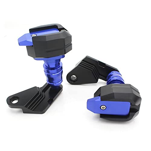 Schieberegler Für Suzuki GSXR1000 GSX-R1000 GSX R1000 2009-2016 Motorrad Fallschutz Rahmen Slider Verkleidungsschutz Anti Crash Pad Protector(Blau) von SCUUBE