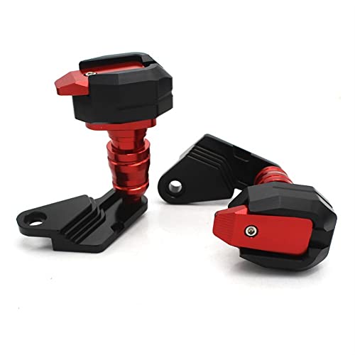 Schieberegler Für Suzuki GSXR1000 GSX-R1000 GSX R1000 2009-2016 Motorrad Fallschutz Rahmen Slider Verkleidungsschutz Anti Crash Pad Protector(Rot) von SCUUBE