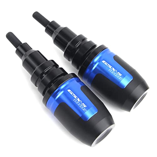 Schieberegler Für Suzuki GSXS GSX-S1000 1000F GSXS1000 1000F Motorrad Fallschutz Rahmen Slider Seitenverkleidung Schutz Crash Pad Protector Auspuff Slider(Blau) von SCUUBE