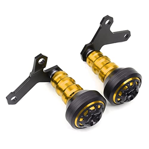 Schieberegler Für XJ6 DIVERSION XJ 6 Motorrad Absturzsicherung Rahmen Slider Verkleidung Schutz Anti Crash Pad Protector(Gold) von SCUUBE