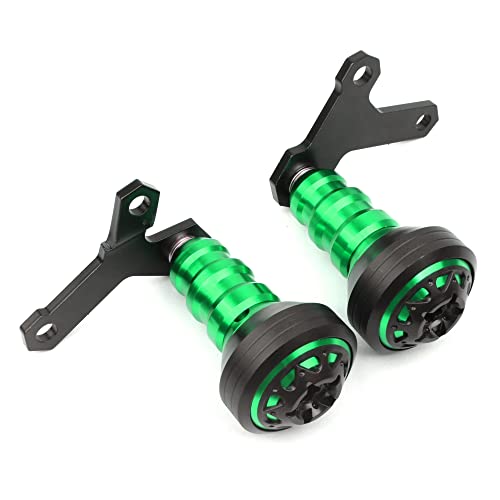 Schieberegler Für XJ6 DIVERSION XJ 6 Motorrad Absturzsicherung Rahmen Slider Verkleidung Schutz Anti Crash Pad Protector(Grün) von SCUUBE