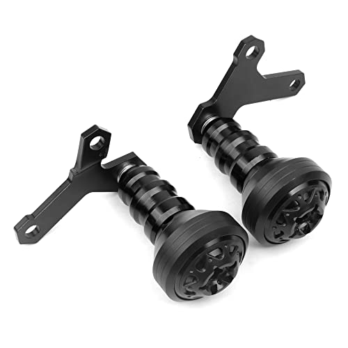 Schieberegler Für XJ6 DIVERSION XJ 6 Motorrad Absturzsicherung Rahmen Slider Verkleidung Schutz Anti Crash Pad Protector(Schwarz) von SCUUBE