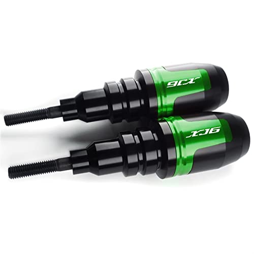 Schieberegler Für XJ6 XJ 6 XJ-6 DIVERSION Motorrad Fallschutz Rahmen Slider Seitenverkleidung Schutz Crash Pad Protector Auspuff Slider(Grün) von SCUUBE