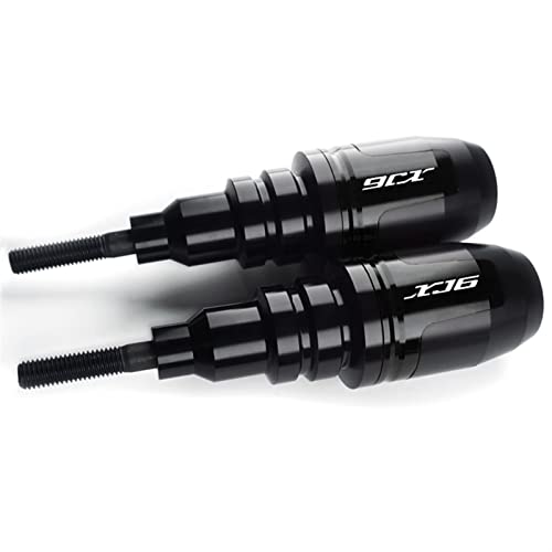 Schieberegler Für XJ6 XJ 6 XJ-6 DIVERSION Motorrad Fallschutz Rahmen Slider Seitenverkleidung Schutz Crash Pad Protector Auspuff Slider(Schwarz) von SCUUBE