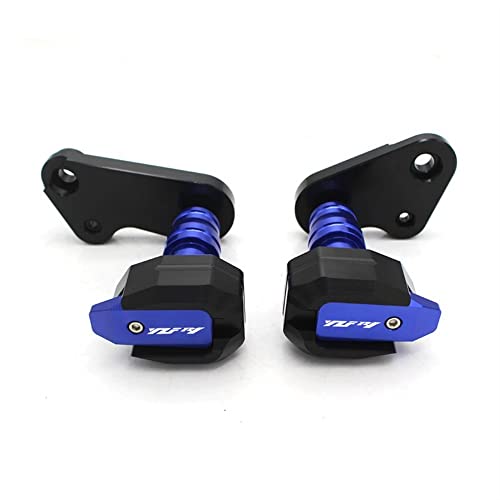 Schieberegler Für YZF-R1 YZFR1 YZF R1 2009 2010 2011 2012 2013 2014 Motorrad Fallschutz Rahmen Slider Verkleidungsschutz Anti Crash Pad Protector(Blau) von SCUUBE