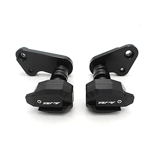 Schieberegler Für YZF-R1 YZFR1 YZF R1 2009 2010 2011 2012 2013 2014 Motorrad Fallschutz Rahmen Slider Verkleidungsschutz Anti Crash Pad Protector(Schwarz) von SCUUBE