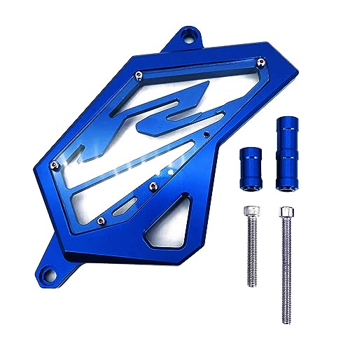 Schieberegler Für YZF R3 R25 YZF-R3 YZF-R25 MT03 MT-03 2015-2018 Motorrad Kettenrad Kettenschutz Abdeckung Motorabdeckung Schutz(Blau) von SCUUBE