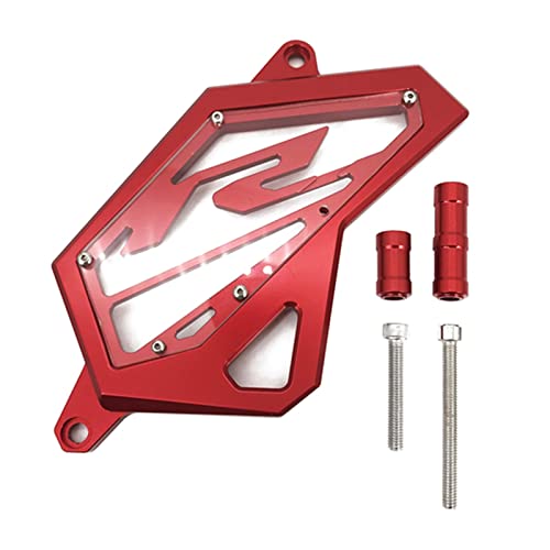 Schieberegler Für YZF R3 R25 YZF-R3 YZF-R25 MT03 MT-03 2015-2018 Motorrad Kettenrad Kettenschutz Abdeckung Motorabdeckung Schutz(Rot) von SCUUBE
