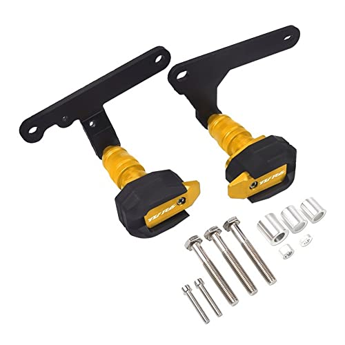 Schieberegler Für YZF R6 YZFR6 2017-2021 2020 2019 2018 Motorrad Absturzsicherung Rahmen Slider Verkleidung Schutz Anti Crash Pad Protector(Gold) von SCUUBE