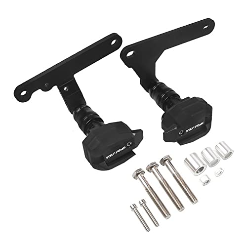 Schieberegler Für YZF R6 YZFR6 2017-2021 2020 2019 2018 Motorrad Absturzsicherung Rahmen Slider Verkleidung Schutz Anti Crash Pad Protector(Schwarz) von SCUUBE