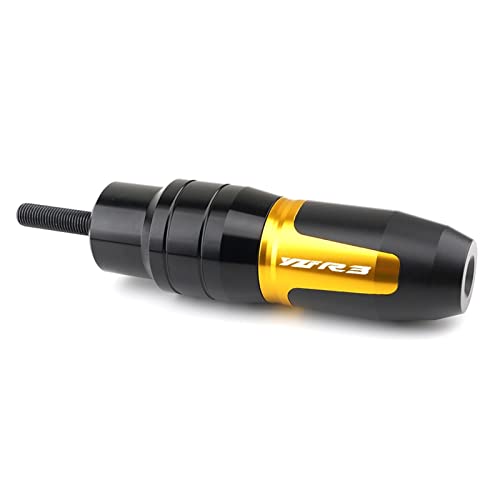 Schieberegler Für YZFR3 YZF-R3 YZF R3 2015-2022 Motorrad Fallschutz Sturzpad Auspuff Slider Seitenverkleidung Guard Crash Pad Protector(Gold) von SCUUBE