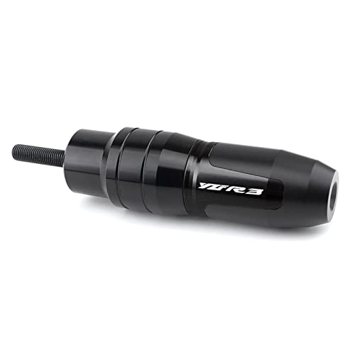 Schieberegler Für YZFR3 YZF-R3 YZF R3 2015-2022 Motorrad Fallschutz Sturzpad Auspuff Slider Seitenverkleidung Guard Crash Pad Protector(Schwarz) von SCUUBE