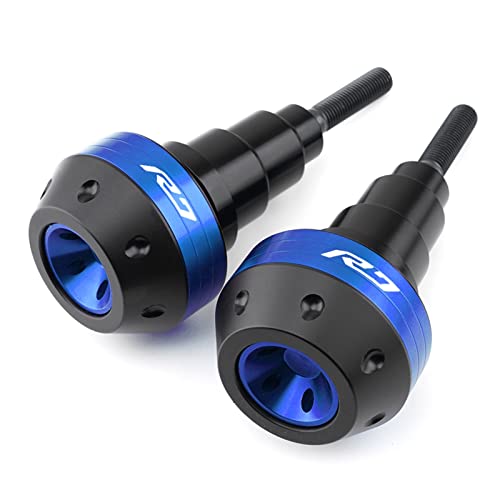 Schieberegler Für YZFR7 YZF R7 2021 2022 Motorrad Fallschutz Rahmen Slider Seitenverkleidung Schutz Crash Pad Protector Auspuff Slider(Blau) von SCUUBE