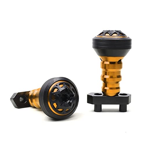 Schieberegler Für Z750 Z 750 2007-2013 2012 2011 2010 Motorrad Fallschutz Sturzpad Verkleidungsschutz Anti Crash Pad Protector(Gold) von SCUUBE