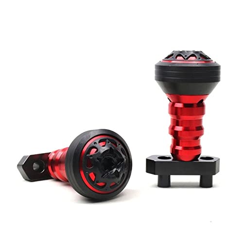 Schieberegler Für Z750 Z 750 2007-2013 2012 2011 2010 Motorrad Fallschutz Sturzpad Verkleidungsschutz Anti Crash Pad Protector(Rot) von SCUUBE