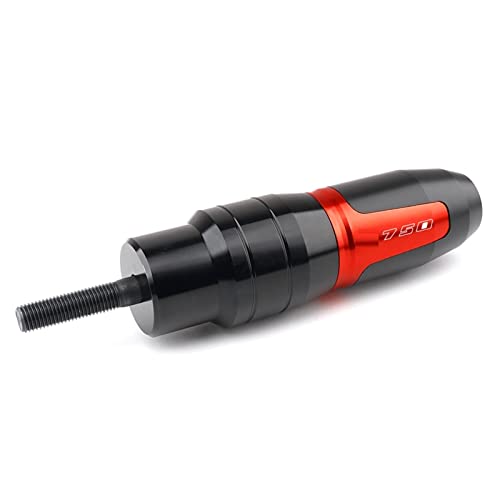 Schieberegler Für Z750 Z 750 R/S/L 2002-2012 Motorrad Fallschutz Rahmen Slider Auspuff Slider Seitenverkleidung Schutz Crash Pad Protector(Rot) von SCUUBE