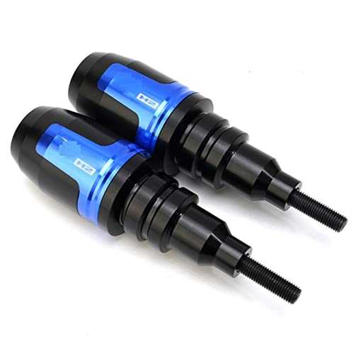 Schieberegler Für ZH2 H2 Z H2SE 2019 2020 2021 2022 Motorrad Fallschutz Rahmen Slider Seitenverkleidung Schutz Crash Pad Protector Auspuff Slider(Blau) von SCUUBE
