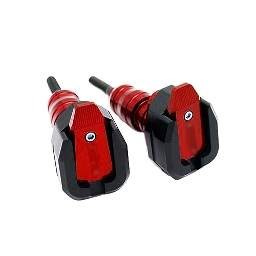 Schieberegler Für ZX-6R ZX6R 2013 2014 2015 2016 2017 Motorrad Fallschutz Frame Slider Verkleidungsschutz Anti Crash Pad Protector(Rot) von SCUUBE