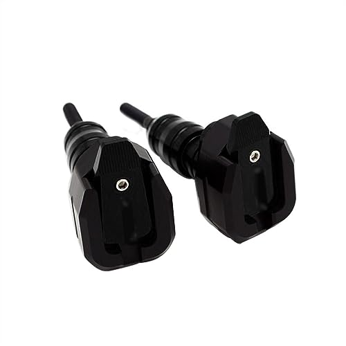 Schieberegler Für ZX-6R ZX6R 2013 2014 2015 2016 2017 Motorrad Fallschutz Frame Slider Verkleidungsschutz Anti Crash Pad Protector(Schwarz) von SCUUBE
