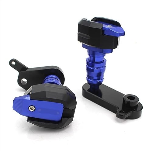 Schieberegler Für ZX-6R ZX6R ZX 6R 2009-2012 2010 2011 Motorrad Fallschutz Frame Slider Verkleidungsschutz Anti Crash Pad Protector(Blau) von SCUUBE