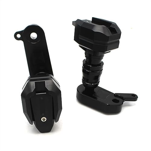 Schieberegler Für ZX-6R ZX6R ZX 6R 2009-2012 2010 2011 Motorrad Fallschutz Frame Slider Verkleidungsschutz Anti Crash Pad Protector(Schwarz) von SCUUBE