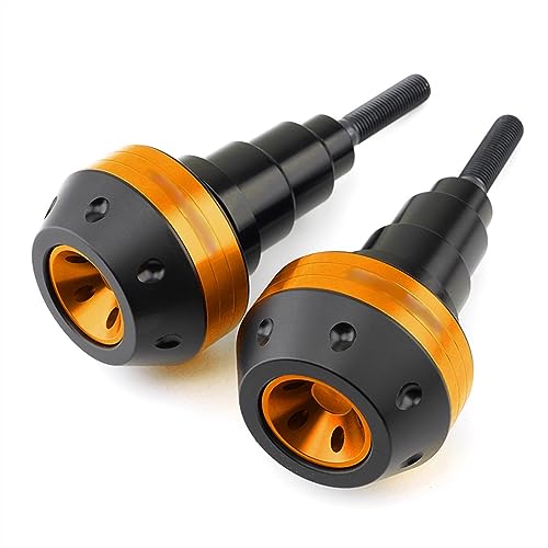 Schieberegler Für ZX10R ZX-10R 2010-2017 Motorrad Fallschutz Rahmen Slider Seitenverkleidung Schutz Crash Pad Protector Auspuff Slider(Orange) von SCUUBE