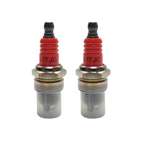 1–10 Stück Zündkerze L7TJC, 3-seitiger Pol, passend for Benzin-Kettensäge und Freischneider, Garten-Elektrowerkzeug-Zubehör(2PCS) von SCVYLNZ