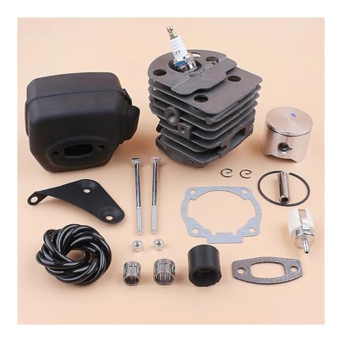45mm Zylinderkolbenhalterung Bolzensatz Passend for 50 51 55 Kettensägenmotor Ersatz 503168301, 501766605 von SCVYLNZ