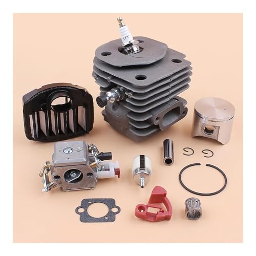 47MM Zylinderkolben Vergaser Luftfilter Lagersatz Passend for 359 357 357XP Kettensäge C3-EL18B 537157302 47MM Zylinderkolben Vergaser Luftfilter Lagersatz Passend for 359 357 357XP Kettensäge C3-EL18B 537157302 von SCVYLNZ