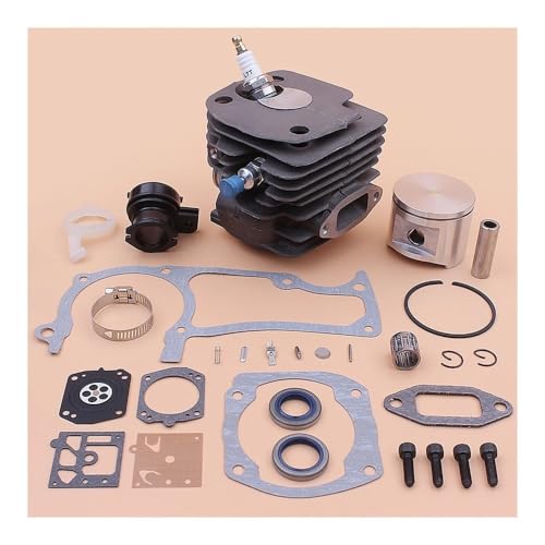 52mm Big Bore Zylinder Kolben Kit Fit for 372 365 371 362 Kettensäge Gasolina von SCVYLNZ