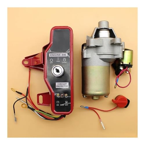 Anlasser Zündschalter Steuerschlüsselsatz Passend for GX160 GX200 168F 170F 2KW 3KW 5.5HP 6. Motor von SCVYLNZ