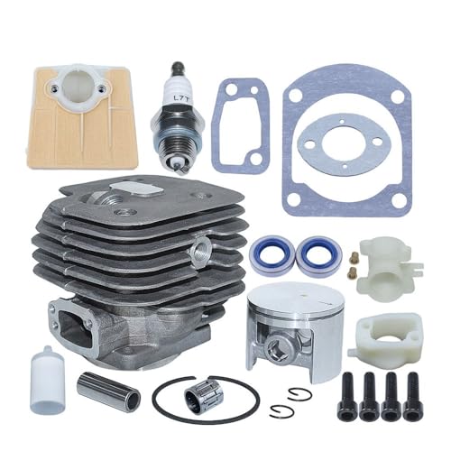 Big BORE 52MM Zylinderkolbenschraubensatz Passend for 61 268 272 272XP Kettensäge mit Befestigungsschraube Kolbenbolzenring Sicherungsring Big BORE 52MM Zylinderkolbenschraubensatz Passend for 61 268 272 272XP Kettensäge mit Befestigungsschraube Kolbenbolzenring Sicherungsring von SCVYLNZ