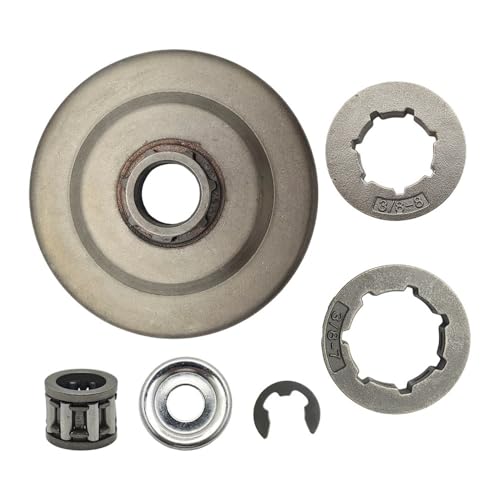 Kettenkupplungstrommel, Kettenradfelge, Lagerscheibe, E-Clip-Kit, passend for MS290 029 MS390 039 MS310 Kettensäge, Ersatzteil for Werkzeug von SCVYLNZ