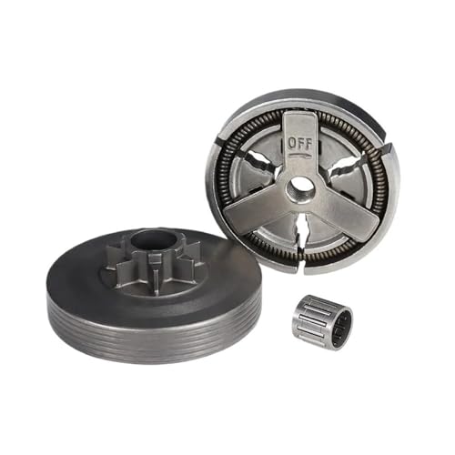 Kupplungstrommel + Kupplungsdeckel + Nadellagersatz Passend for Kettensäge 4500 5200 5800 45cc 52cc 58cc Kettensäge Ersatzteile von SCVYLNZ