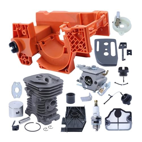 Kurbelgehäuse 38mm Zylinderkopf Kolben Vergaser Ölpumpe Kit Fit for 142 137 Benzin Kettensäge Motor Kurbelgehäuse 38mm Zylinderkopf Kolben Vergaser Ölpumpe Kit Fit for 142 137 Benzin Kettensäge Motor von SCVYLNZ