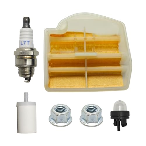 Luft-Kraftstoff-Filter Tune Up Kit Fit for 445 450 445E II 450e Kettensäge 531309681 Zündkerze Primer Birne Bar Mutter von SCVYLNZ