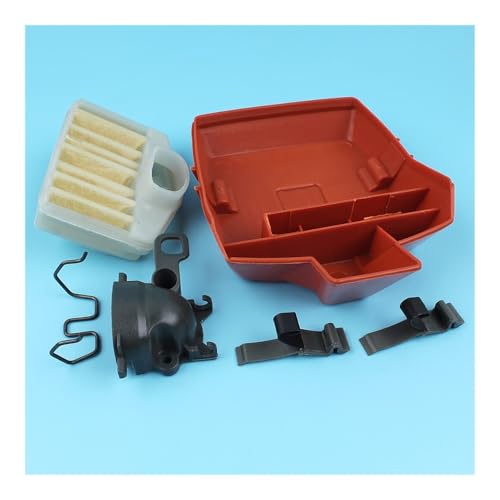 Luftfilterabdeckung, Federhalter, Verteiler-Kniestück, Kit passend for 362 365 371 372 Kettensäge 503628001 von SCVYLNZ