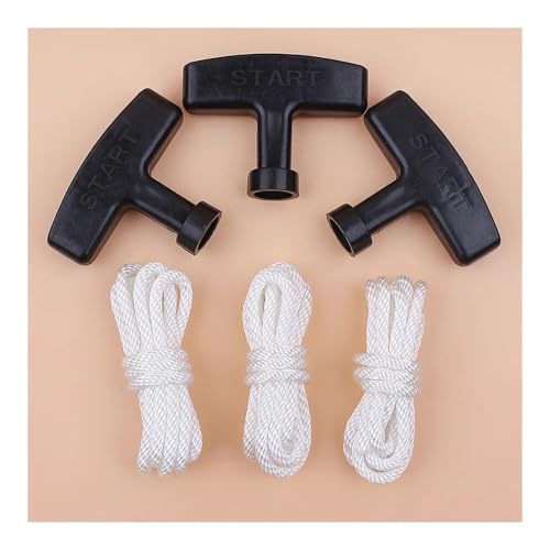 Seilzugstarter-Griff-Seil-Kit Passend for GX270 GX340 GX390 GX420 GX610 GX620 188F 190F 4-Takt-Motor Motor Generator Wasser Seilzugstarter-Griff-Seil-Kit Passend for GX270 GX340 GX390 GX420 GX610 GX620 188F 190F 4-Takt-Motor Motor Generator Wasser von SCVYLNZ