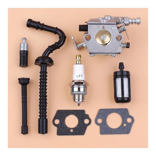 Vergaser Kraftstoff Öl Schlauch Linie Filter Zündkerze Fit for MS250 MS230 MS210 025 023 021 Kettensäge Teile Typ von SCVYLNZ