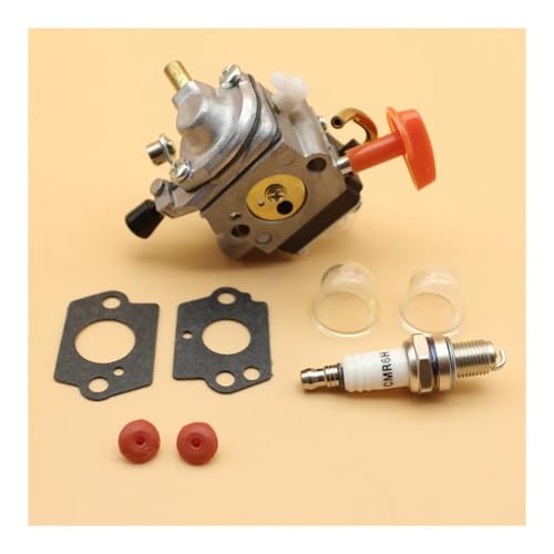 Vergaser Rückschlagventil Primer Glühbirnen Zündkerze Set Fit for FS 100 110 87 90 HL HT 101 KM SP 4-hub Vergaser Rückschlagventil Primer Glühbirnen Zündkerze Set Fit for FS 100 110 87 90 HL HT 101 KM SP 4-hub von SCVYLNZ