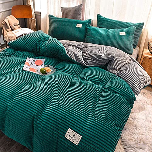 SCWZZWSY Flanell Duvet Cover Set, 2020 Koralle Fleece Vierköpfig doppelseitig Flanellwinter Plus samtig verdickte Milch samt-Tiefe lila 62.0m Bett gut SCWZZWSY Flanell Duvet Cover Set, 2020 Koralle Fleece Vierköpfig doppelseitig Flanellwinter Plus samtig verdickte Milch samt-Tiefe lila 62.0m Bett gut von SCWZZWSY