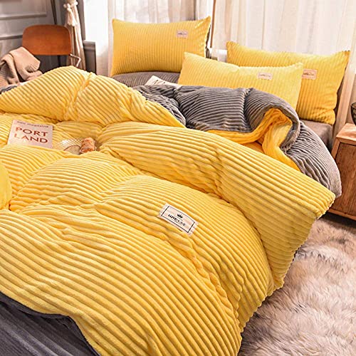 SCWZZWSY Flanell Duvet Cover Set, 2020 Koralle Fleece Vierköpfig doppelseitig Flanellwinter Plus samtig verdickte Milch samt-Tiefe lila 62.0m Bett gut SCWZZWSY Flanell Duvet Cover Set, 2020 Koralle Fleece Vierköpfig doppelseitig Flanellwinter Plus samtig verdickte Milch samt-Tiefe lila 62.0m Bett gut von SCWZZWSY