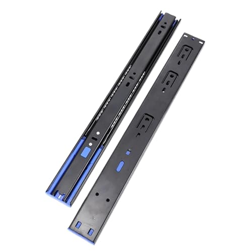 Vollversorgungsschublade Objektträger Stahlschubladen Schiene Drei-Abschnitte Schienenschiene Schlitten Schiene Stummschalter Dämpfung Puffer Schienenschiene Möbel Hardware von SCWZZWSY