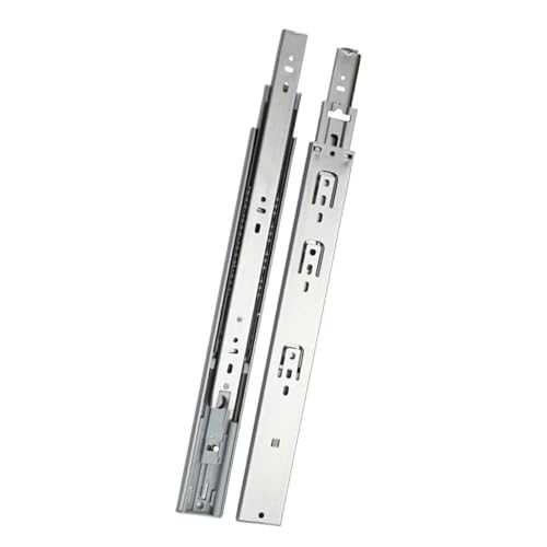 Vollversorgungsschublade Objektträger Stahlschubladen Schiene Drei-Abschnitte Schienenschiene Schlitten Schiene Stummschalter Dämpfung Puffer Schienenschiene Möbel Hardware von SCWZZWSY