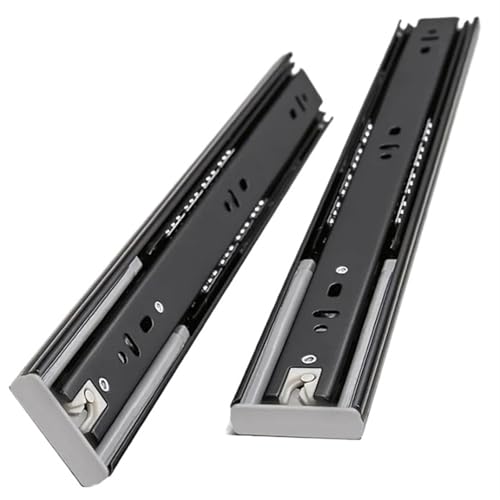 Vollversorgungsschublade Schieberieschrank Gleitschiene 10 "-20" Stahlschubladenrutsche Weiche Gleise gepolstertes Schließen von drei Abschnitten Gleitschiene Achse-Objekte von SCWZZWSY
