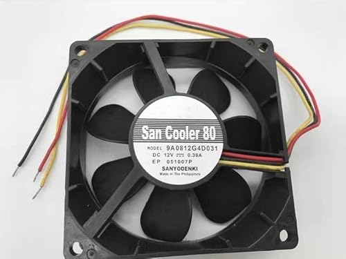 8025 9A0812G4D031 DC12v 0.38A 8CM 3-wire cooling fan von SCYHGLM