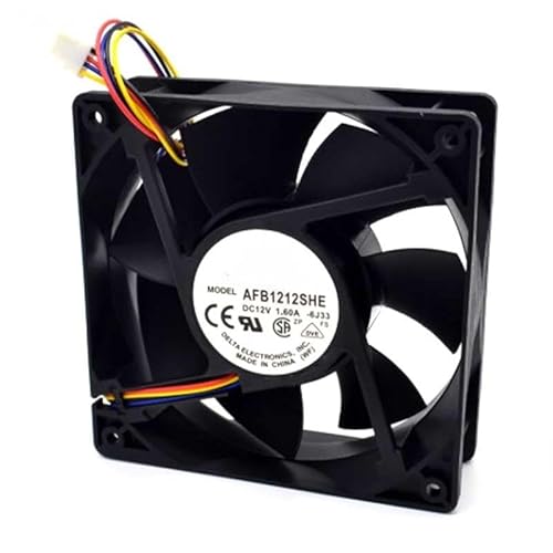 AFB1212SHE 12038 12cm 1.6A 12v 4wire PWM cooling fan for 120X120X38mm AFB1212SHE 12038 12cm 1.6A 12v 4wire PWM cooling fan for 120X120X38mm von SCYHGLM